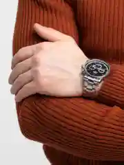 Черный часы наручные мужские классические ZHOWE