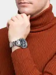Черный часы наручные мужские классические ZHOWE