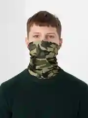 Зеленый балаклава шарф-труба, баф снуд, хомут