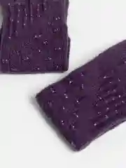 Фиолетовый перчатки женские