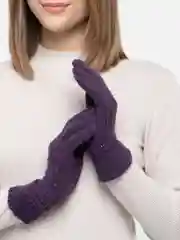 Фиолетовый перчатки женские