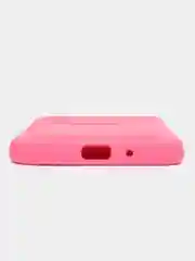 Фуксия чехол для Xiaomi Redmi 9A, Сяоми Редми 9А, силиконовый, с карманом для карты