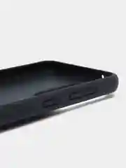 Темно-синий чехол Samsung Galaxy A33, Самсунг Галакси А33 5G силиконовый, под кожу, с подставкой