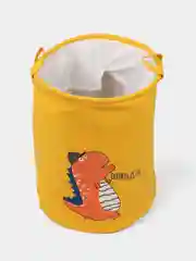 Желтый корзина для хранения вещей и детских игрушек