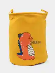 Желтый корзина для хранения вещей и детских игрушек