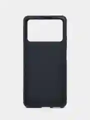 Темно-синий чехол для Xiaomi Poco X4 Pro, Сяоми Поко Х4 Про, силиконовый под кожу, с подставкой