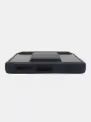 Темно-синий чехол для Xiaomi Poco X4 Pro, Сяоми Поко Х4 Про, силиконовый под кожу, с подставкой