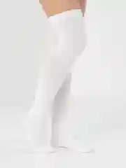 Белый гетры женские, гольфы, высокие хлопковые носки