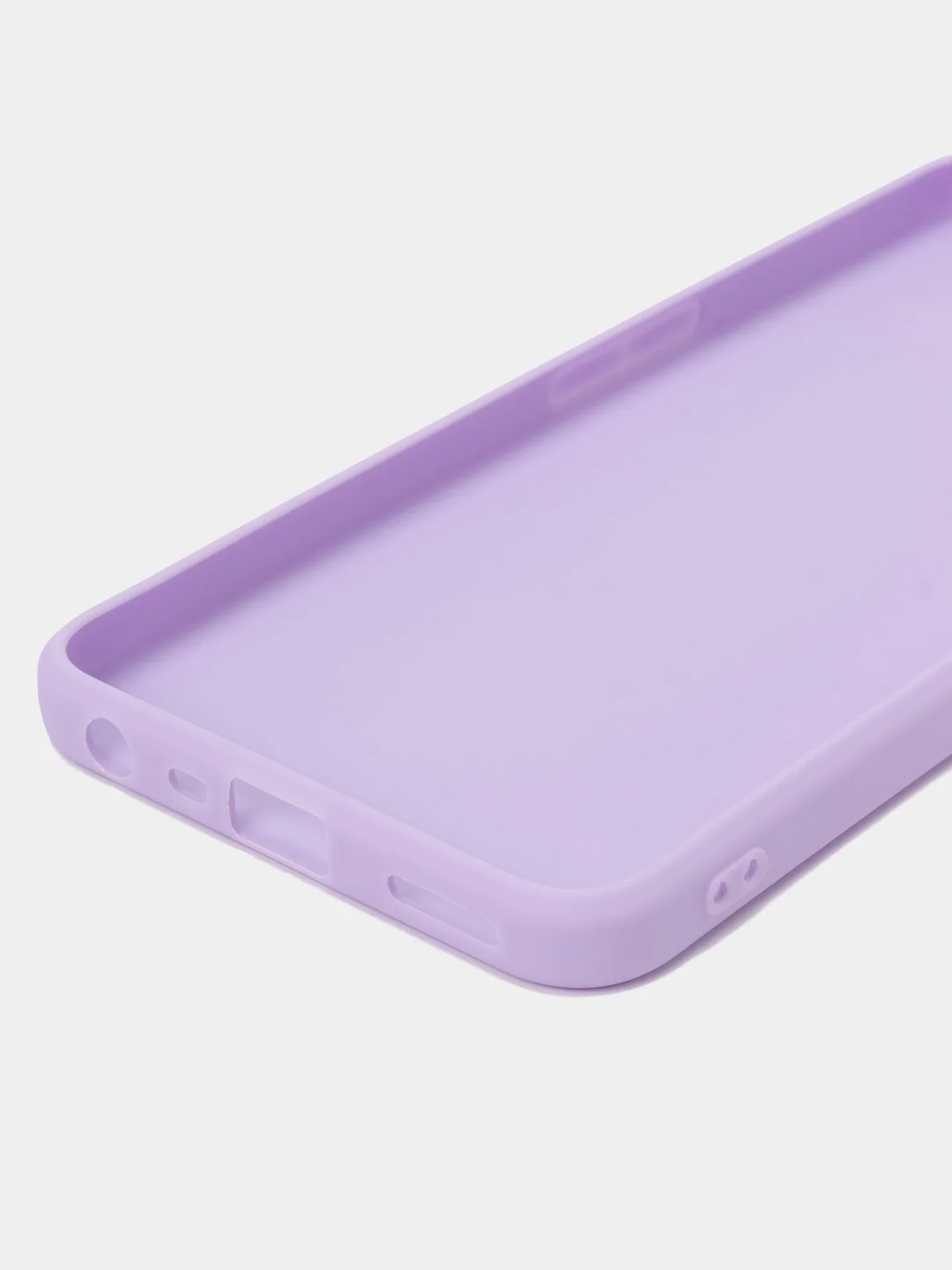 Лавандовый чехол Realme C35 Реалми С35 силиконовый, цветной, матовый