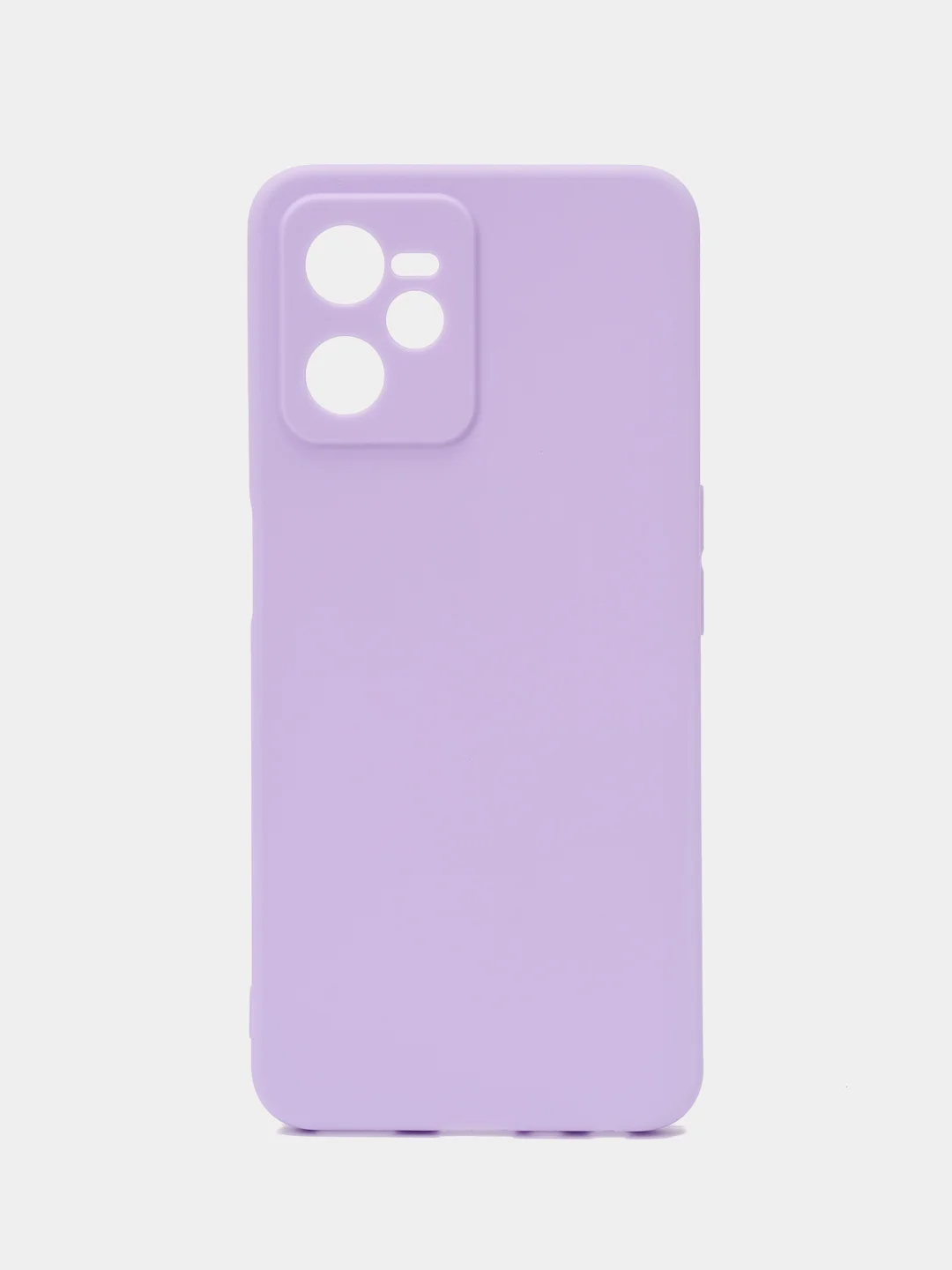 Лавандовый чехол Realme C35 Реалми С35 силиконовый, цветной, матовый
