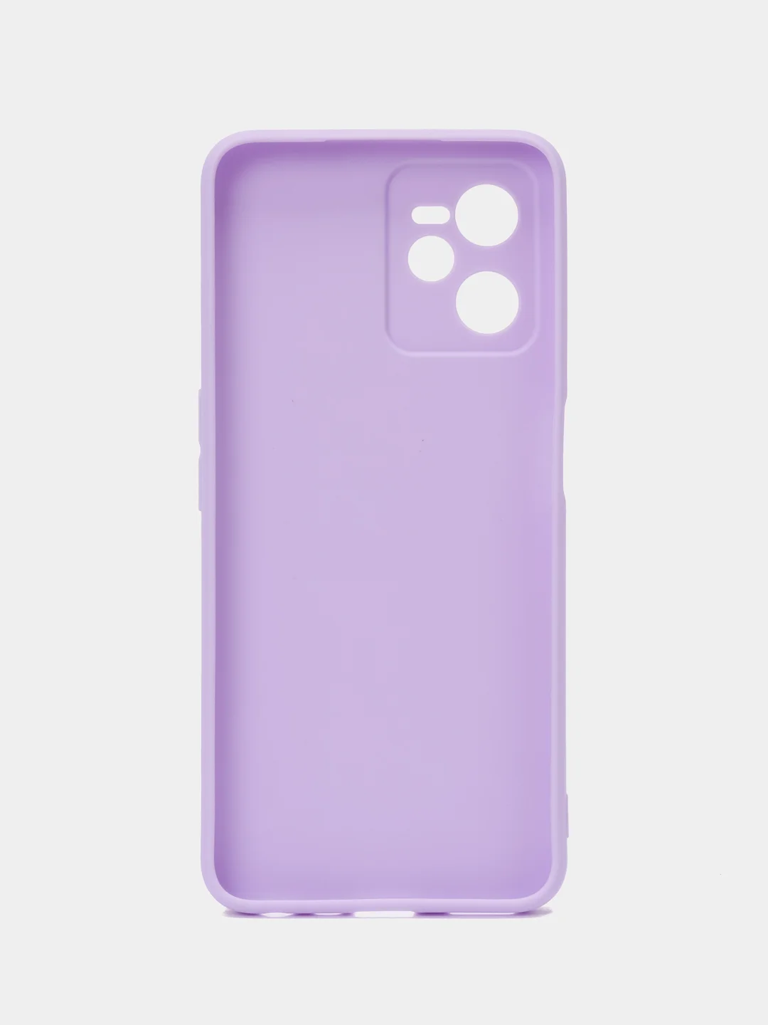 Лавандовый чехол Realme C35 Реалми С35 силиконовый, цветной, матовый