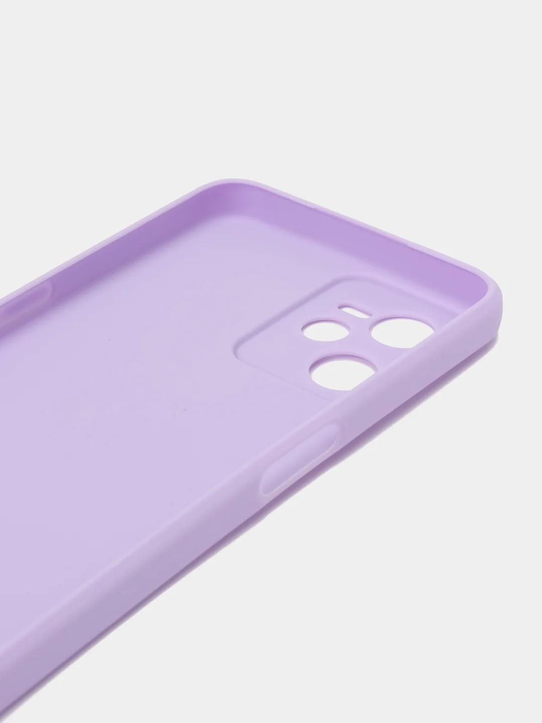Лавандовый чехол Realme C35 Реалми С35 силиконовый, цветной, матовый