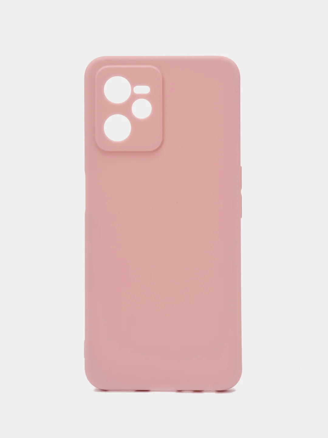 Коралловый меланж чехол Realme C35 Реалми С35 силиконовый, цветной, матовый