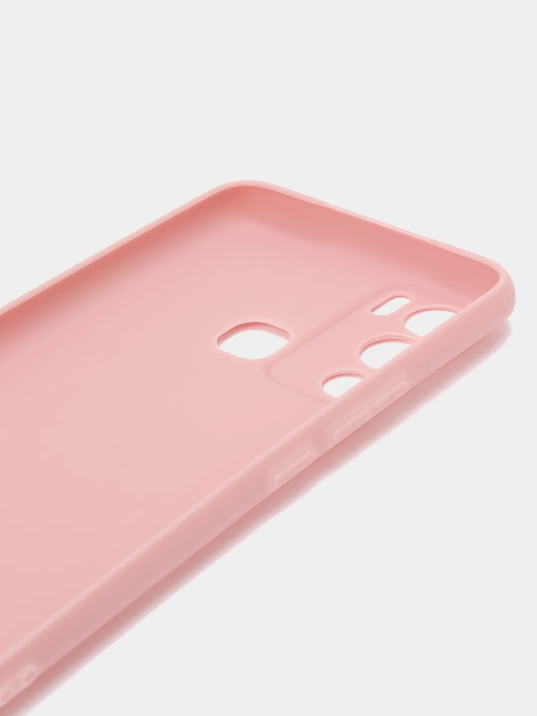 Коралловый меланж чехол Infinix Hot 12i силиконовый, цветной, матовый