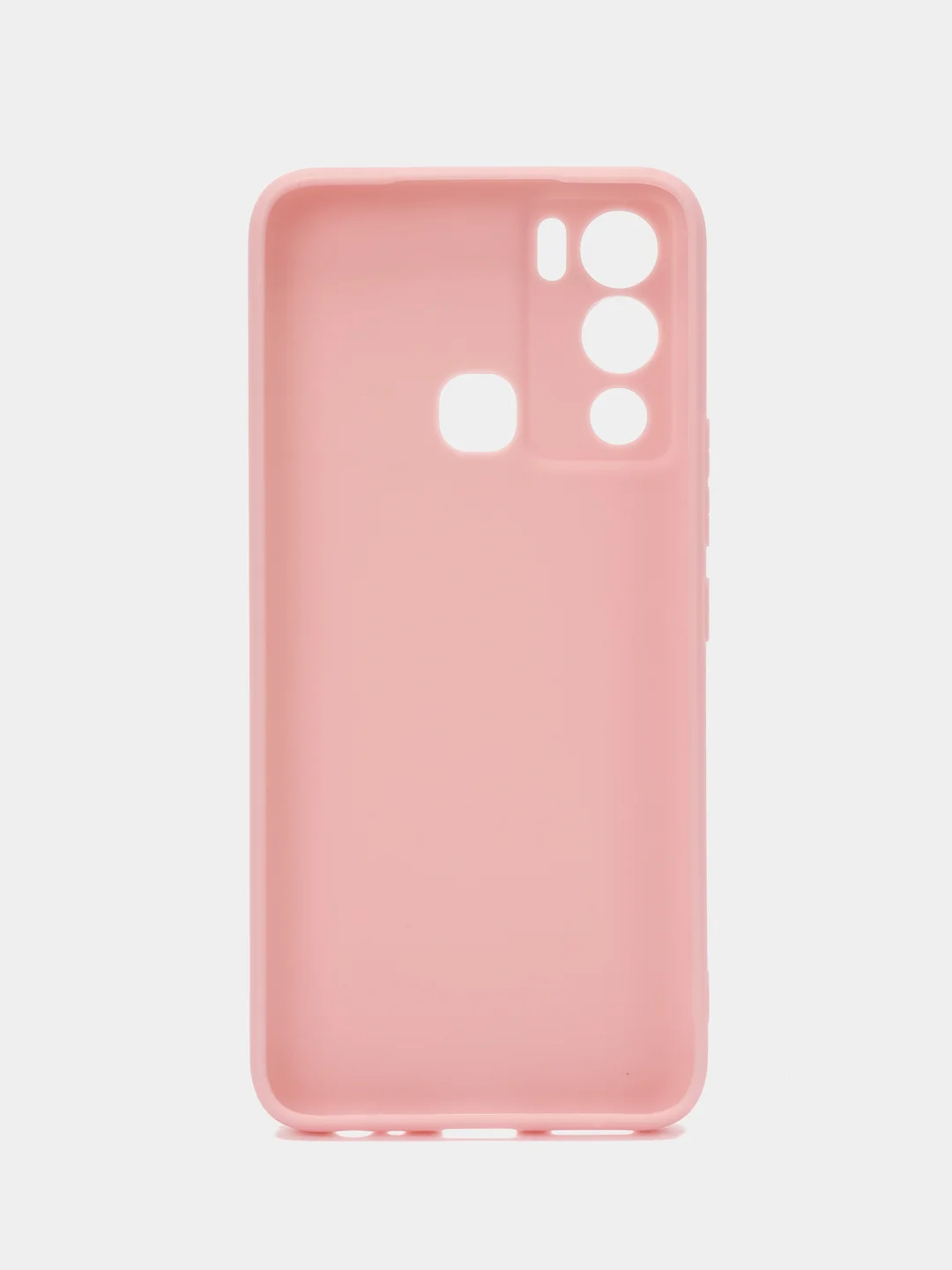 Коралловый меланж чехол Infinix Hot 12i силиконовый, цветной, матовый