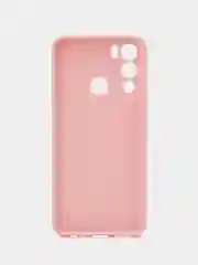 Коралловый меланж чехол Infinix Hot 12i силиконовый, цветной, матовый