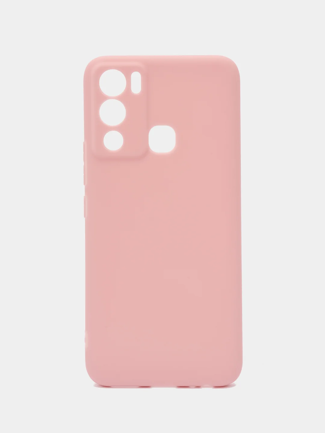 Коралловый меланж чехол Infinix Hot 12i силиконовый, цветной, матовый