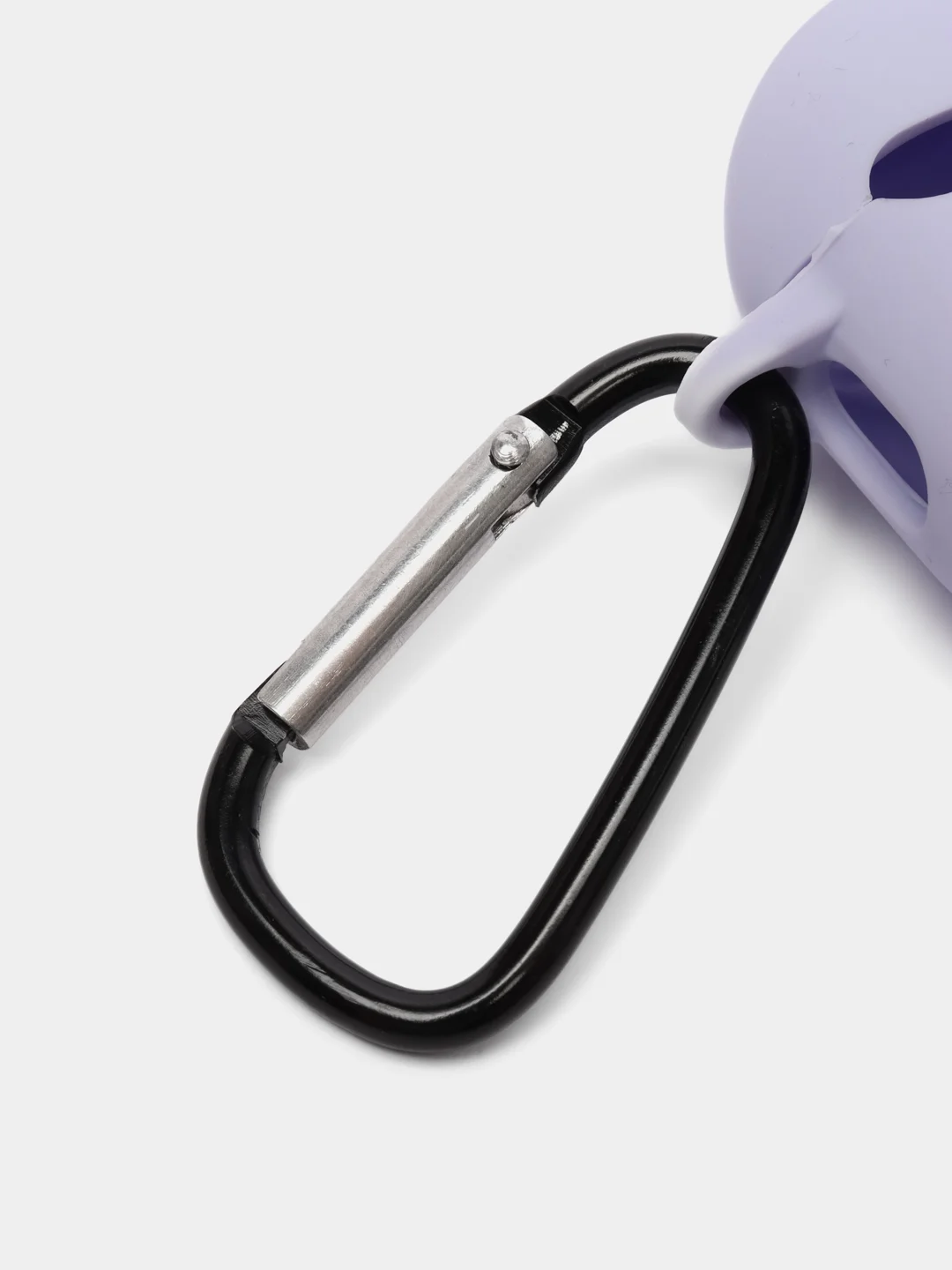 Лавандовый чехол для наушников Apple AirPods Pro 2 силиконовый с карабином