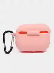 Оливковый чехол для наушников Apple AirPods Pro 2 силиконовый с карабином