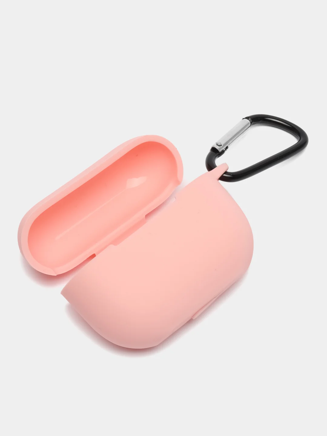 Оливковый чехол для наушников Apple AirPods Pro 2 силиконовый с карабином