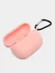 Оливковый чехол для наушников Apple AirPods Pro 2 силиконовый с карабином