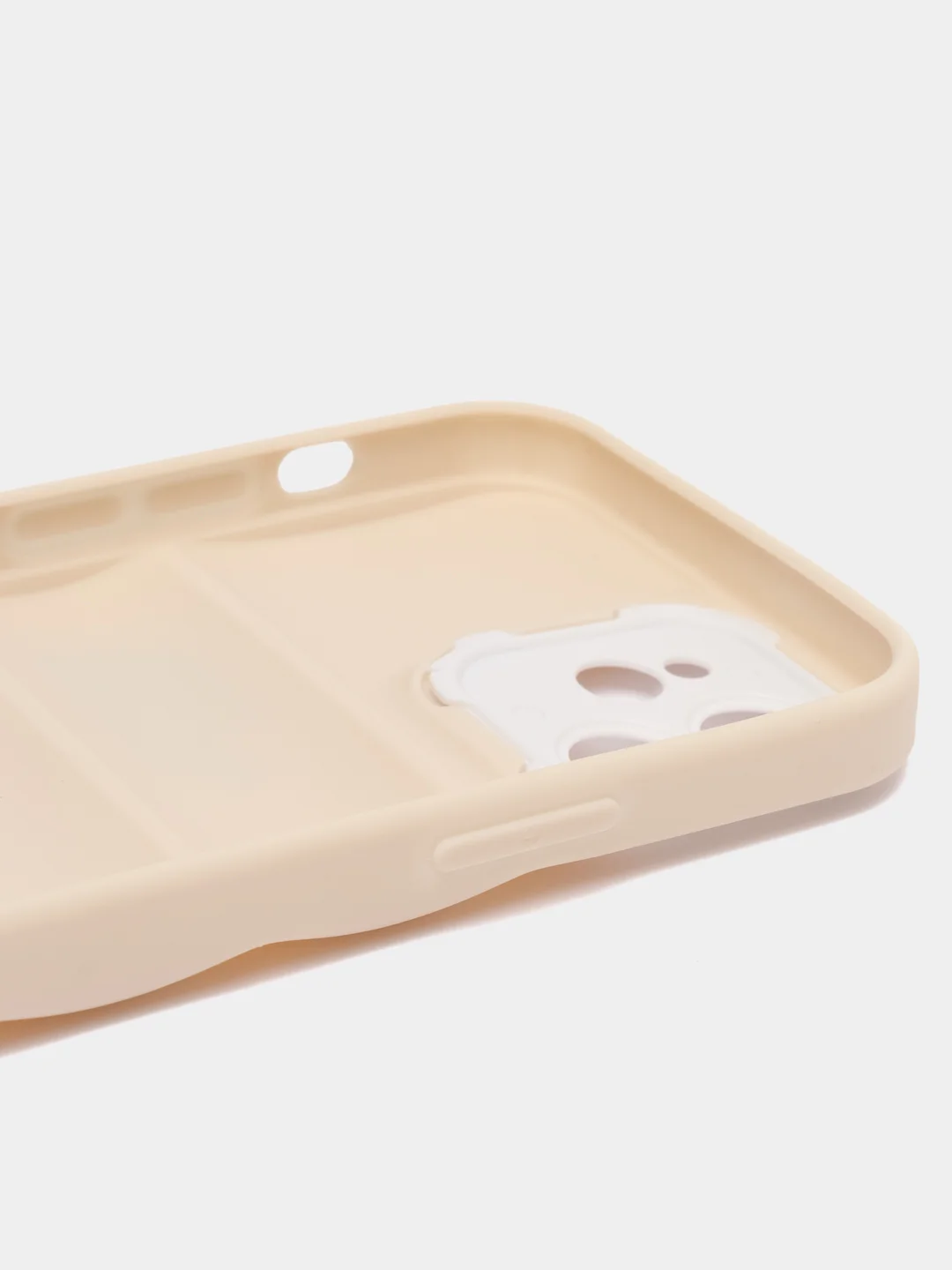 Бежевый чехол на iPhone 11, 12, 13, 7, 8 Plus, XR, XS, 14 Pro Max, силиконовый айфон