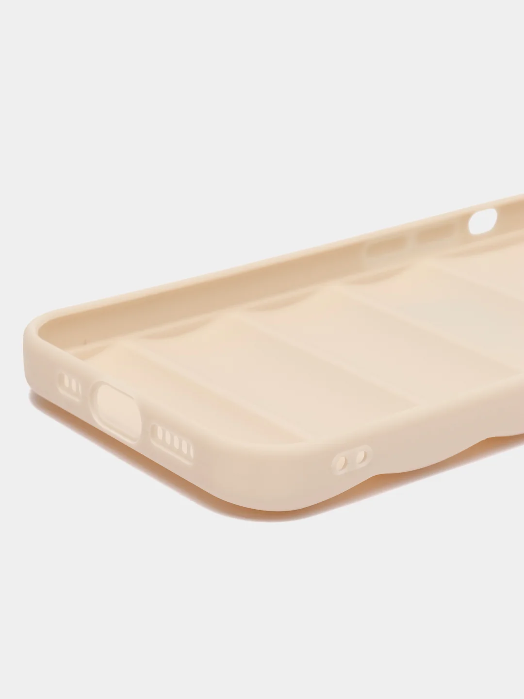 Бежевый чехол на iPhone 11, 12, 13, 7, 8 Plus, XR, XS, 14 Pro Max, силиконовый айфон