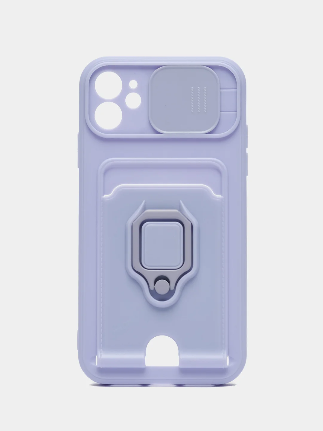 Лавандовый чехол iPhone 11 13 12 13 Pro Max 14 Plus XR с карманом для карты, подставкой айфон макс