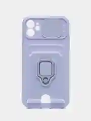 Лавандовый чехол iPhone  11 13 12 13 Pro Max 14 Plus XR с карманом для карты, подставкой айфон макс