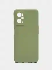 Лесной зеленый чехол силиконовый для Realme 9i 4G, Oppo A96, матовый (Реалми 9i, Оппо А96)