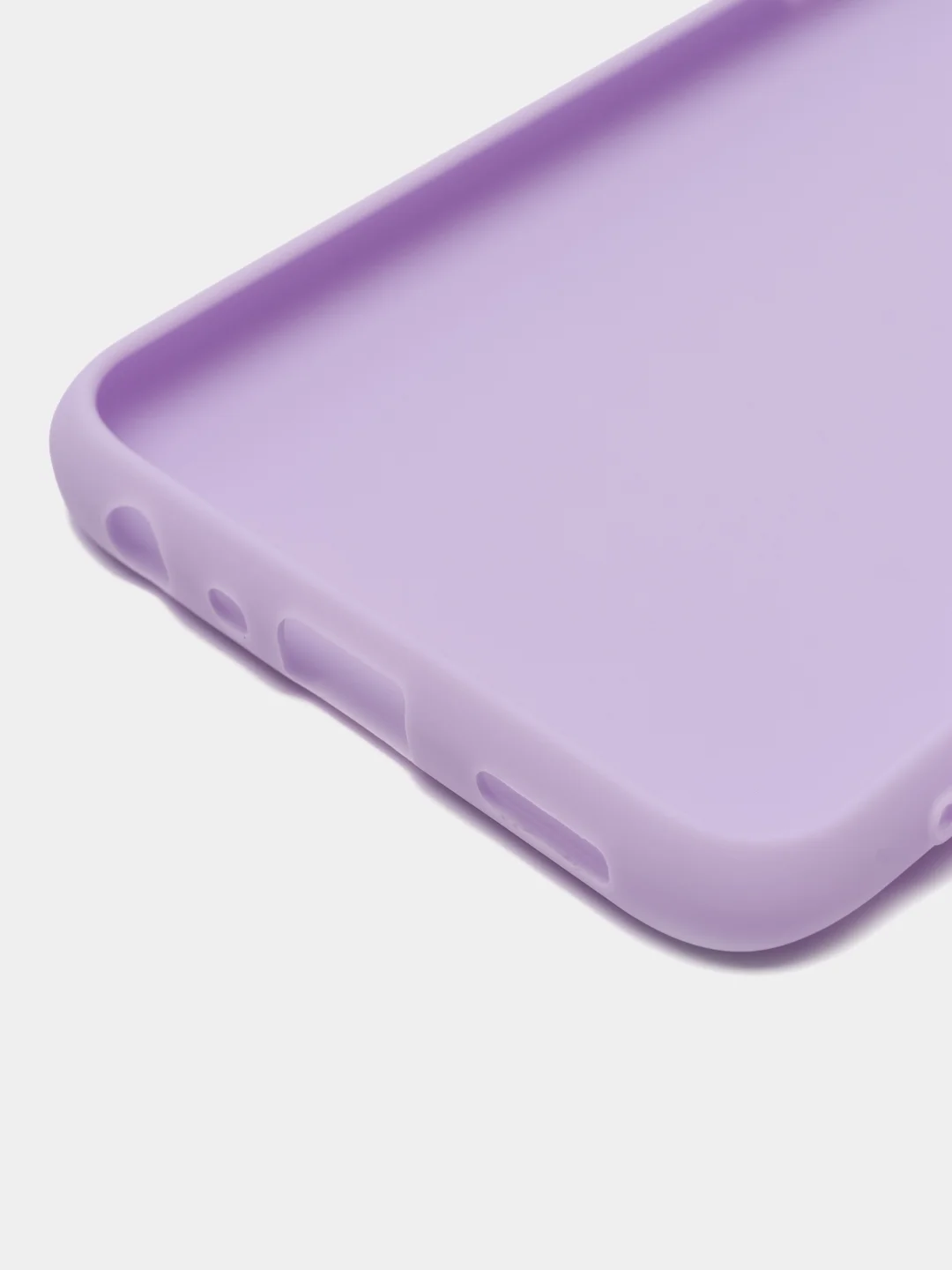 Сиреневый чехол силиконовый для Realme 9i 4G, Oppo A96, матовый (Реалми 9i, Оппо А96)