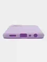 Сиреневый чехол силиконовый для Realme 9i 4G, Oppo A96, матовый (Реалми 9i, Оппо А96)