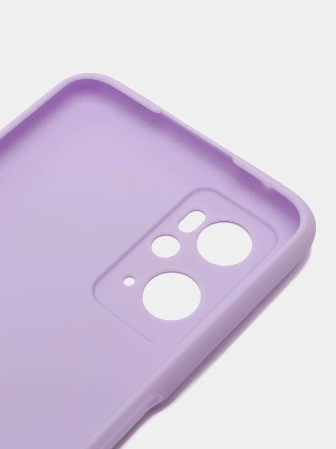 Сиреневый чехол силиконовый для Realme 9i 4G, Oppo A96, матовый (Реалми 9i, Оппо А96)