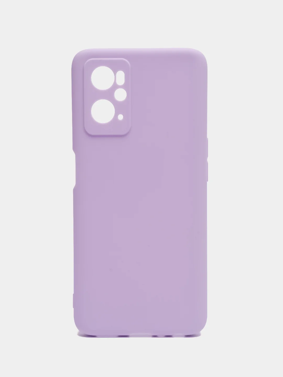Сиреневый чехол силиконовый для Realme 9i 4G, Oppo A96, матовый (Реалми 9i, Оппо А96)