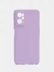 Сиреневый чехол силиконовый для Realme 9i 4G, Oppo A96, матовый (Реалми 9i, Оппо А96)