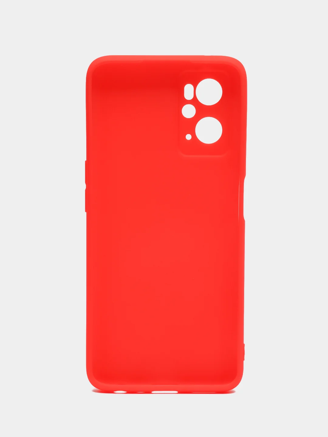 Красный чехол силиконовый для Realme 9i 4G, Oppo A96, матовый (Реалми 9i, Оппо А96)