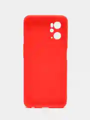 Красный чехол силиконовый для Realme 9i 4G, Oppo A96, матовый (Реалми 9i, Оппо А96)