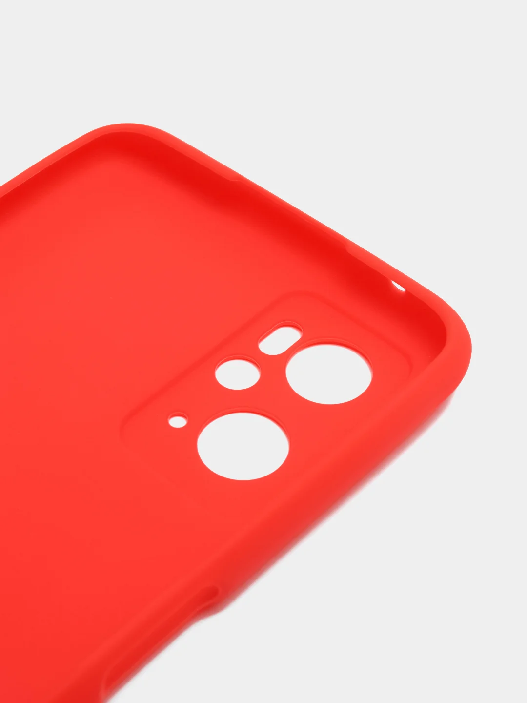 Красный чехол силиконовый для Realme 9i 4G, Oppo A96, матовый (Реалми 9i, Оппо А96)