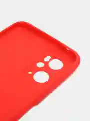 Красный чехол силиконовый для Realme 9i 4G, Oppo A96, матовый (Реалми 9i, Оппо А96)