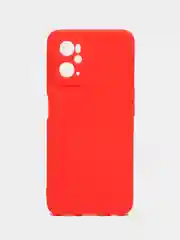 Красный чехол силиконовый для Realme 9i 4G, Oppo A96, матовый (Реалми 9i, Оппо А96)