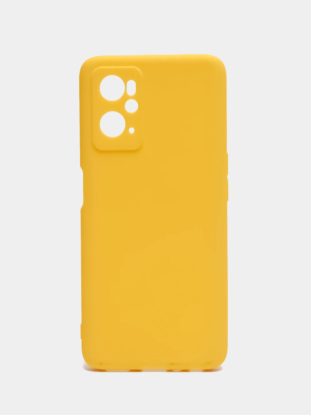 Желтый чехол силиконовый для Realme 9i 4G, Oppo A96, матовый (Реалми 9i, Оппо А96)
