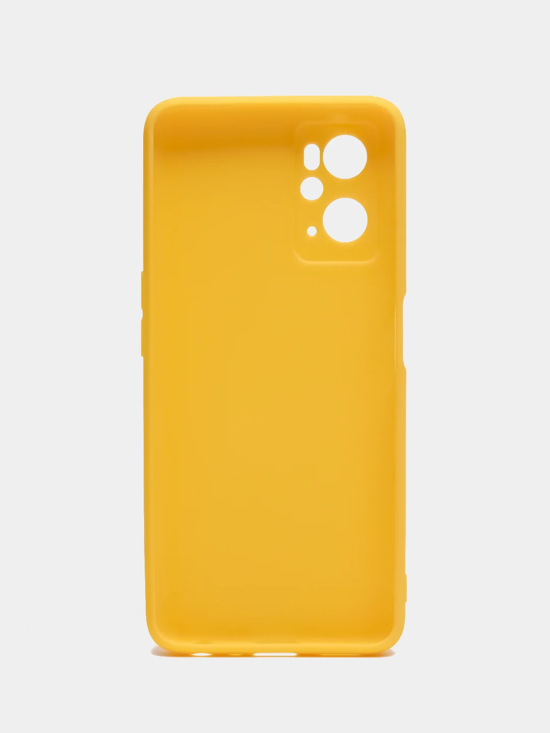 Желтый чехол силиконовый для Realme 9i 4G, Oppo A96, матовый (Реалми 9i, Оппо А96)
