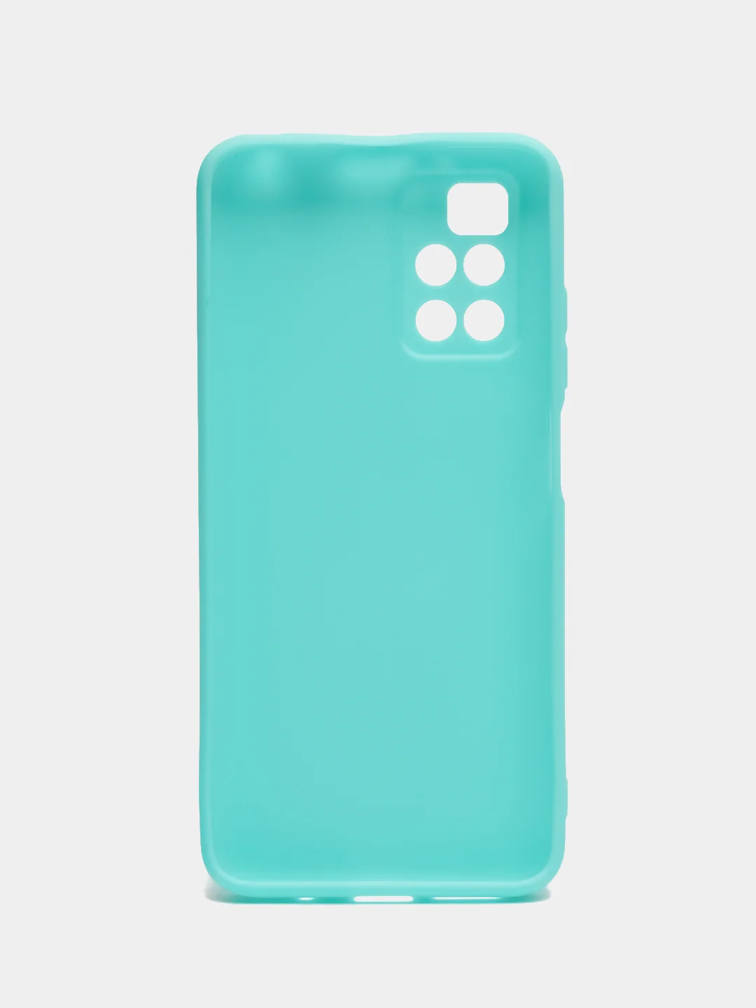 Бирюзовый чехол силиконовый Xiaomi Redmi 10 / Редми 10 матовый, цветной