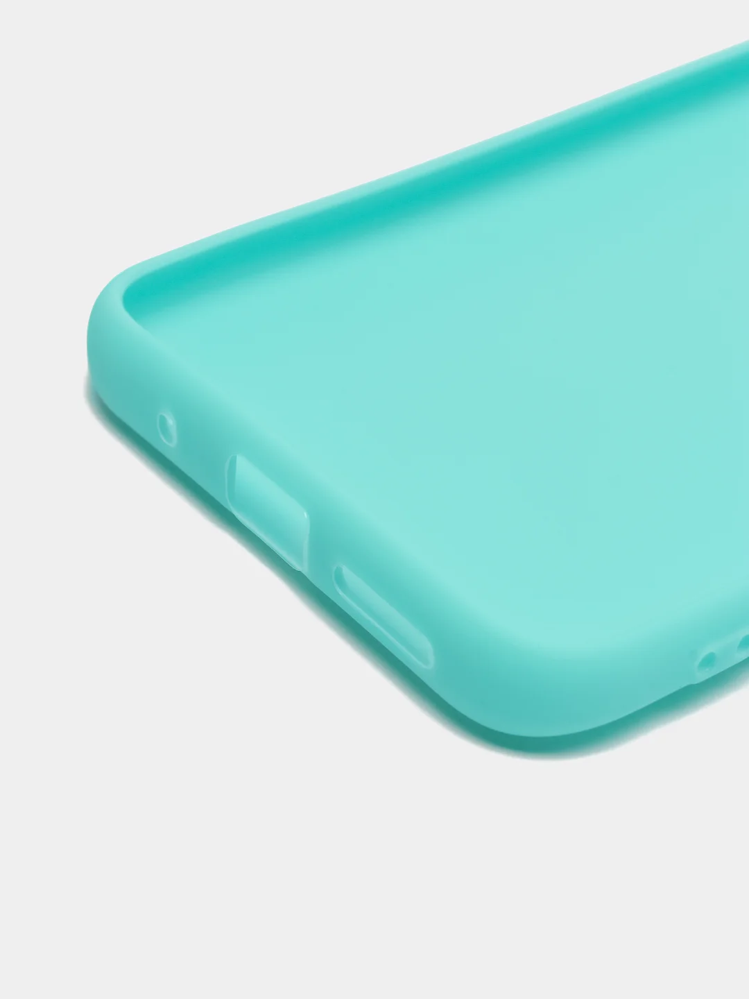 Бирюзовый чехол силиконовый Xiaomi Redmi 10 / Редми 10 матовый, цветной