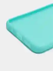 Бирюзовый чехол силиконовый Xiaomi Redmi 10 / Редми 10 матовый, цветной