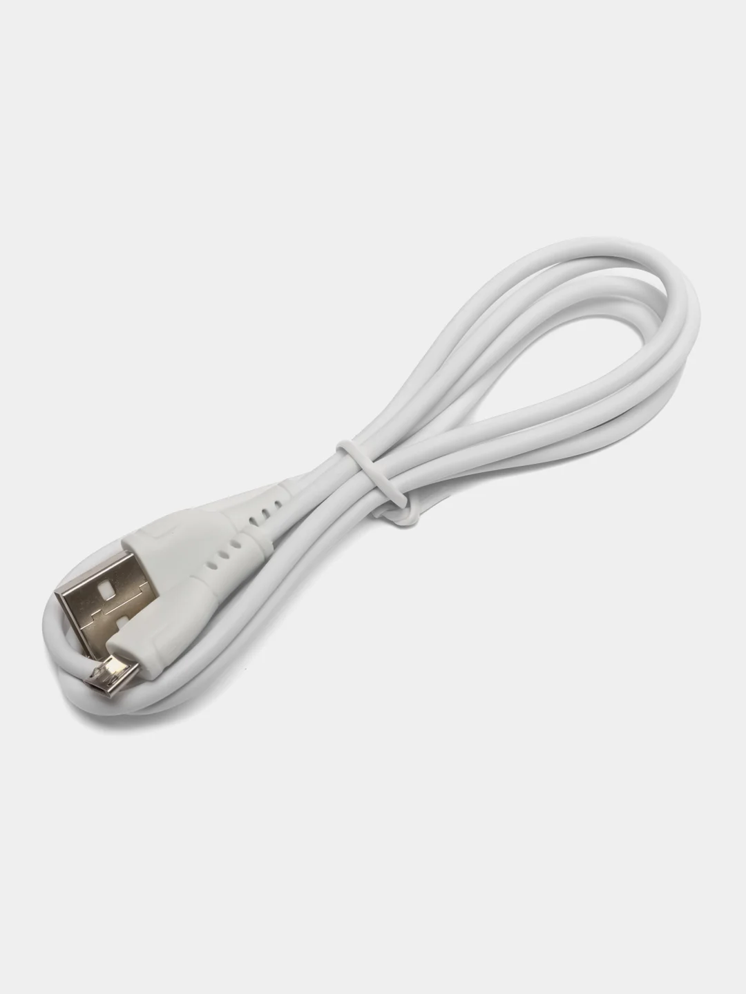Белый кабель для зарядки Borofone BX51 Type-C, MicroUSB, Lightning для Android и iPhone до 3А