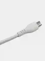Белый кабель для зарядки Borofone BX51 Type-C, MicroUSB, Lightning для Android и iPhone до 3А