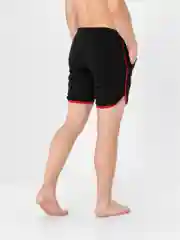 Черный мужские шорты пляжные для плавания, бега, быстросохнущие
