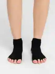 Угольный носки короткие, спортивные, для йоги