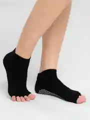 Угольный носки короткие, спортивные, для йоги